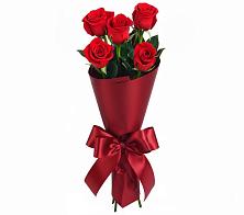 Букет 5 Красных роз Эдлесс Лав в Голубинской