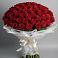 Букет 101 Красная роза Блэк Мэджик в Голубинской