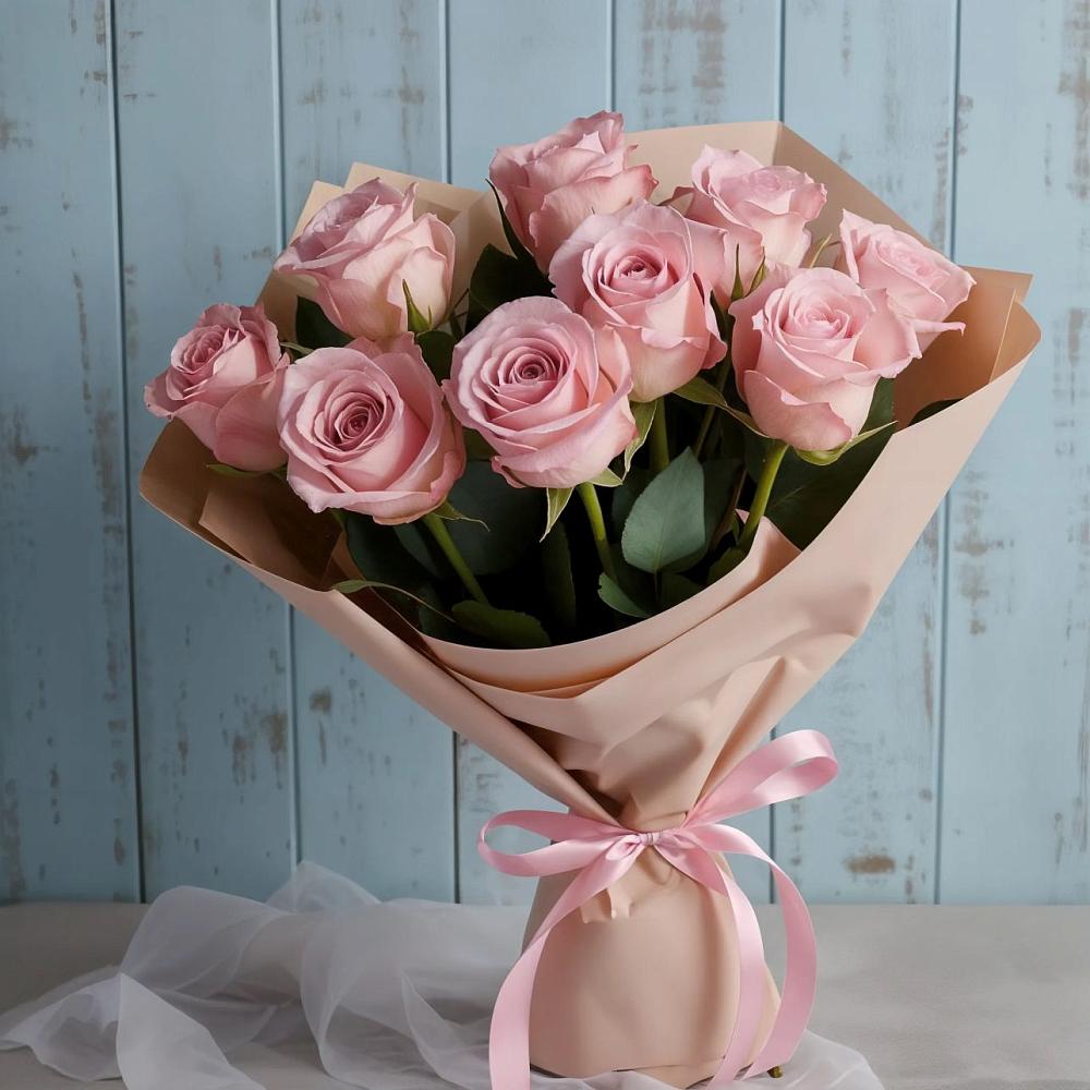 Букет цветов из: Розы в Голубинской