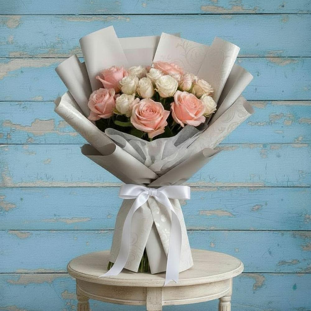 Букет цветов из: Розы в Голубинской