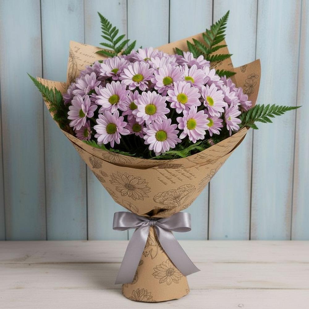 Букет цветов из: Хризантемы в Голубинской