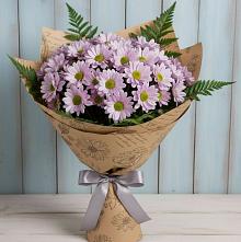 Букет цветов из:  Хризантемы #REPLACE_PRED# Голубинской