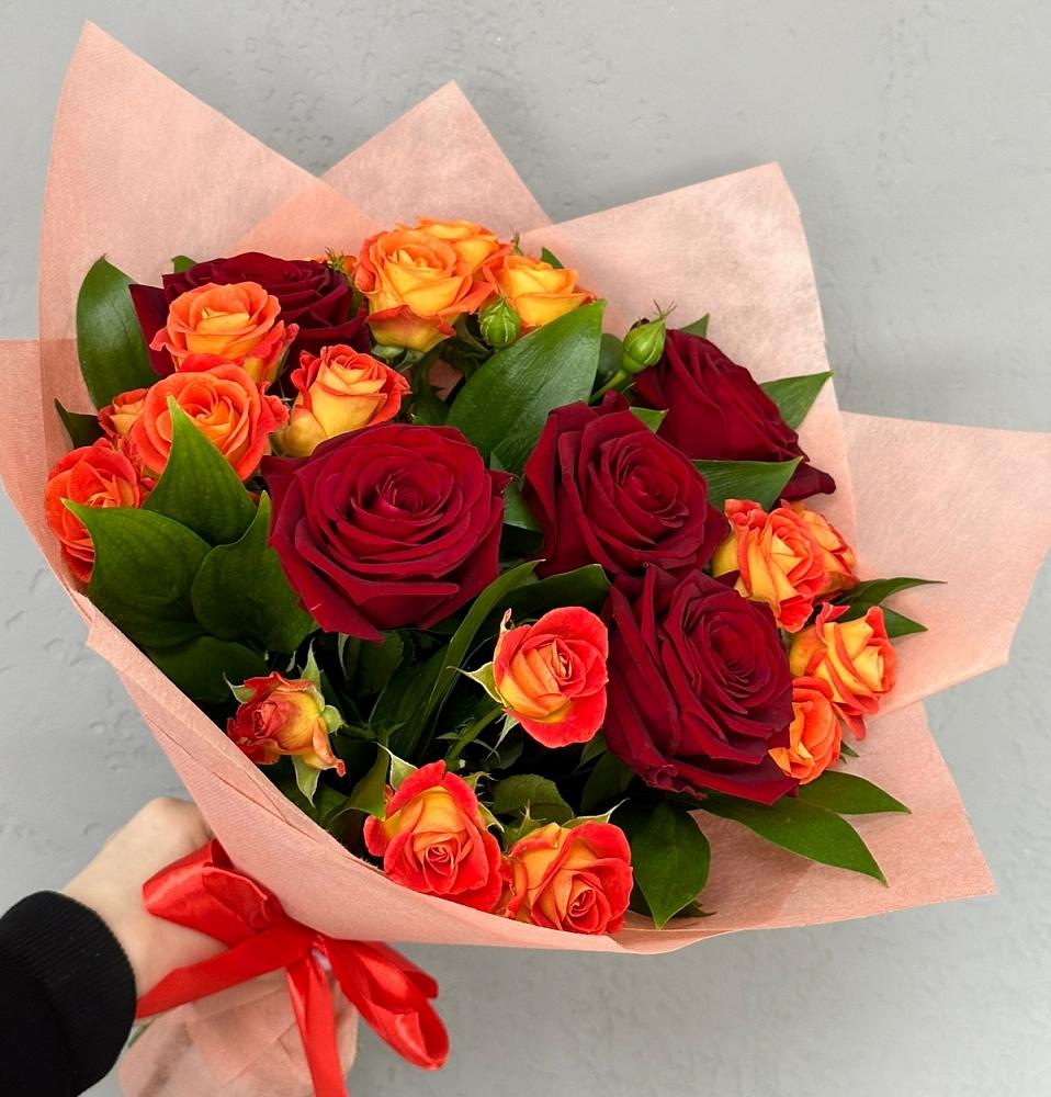 Букет Любовь и восторг в Голубинской