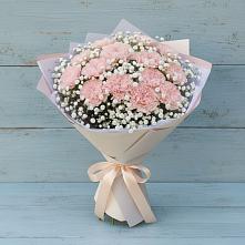 Букет цветов из:  Гвоздики в Голубинской