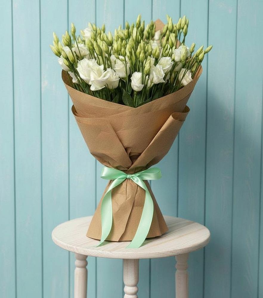 Букет цветов из: Лизиантусы в Голубинской