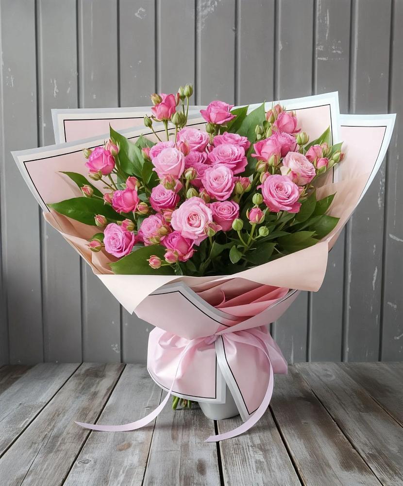Букет Розовый кустик в Голубинской