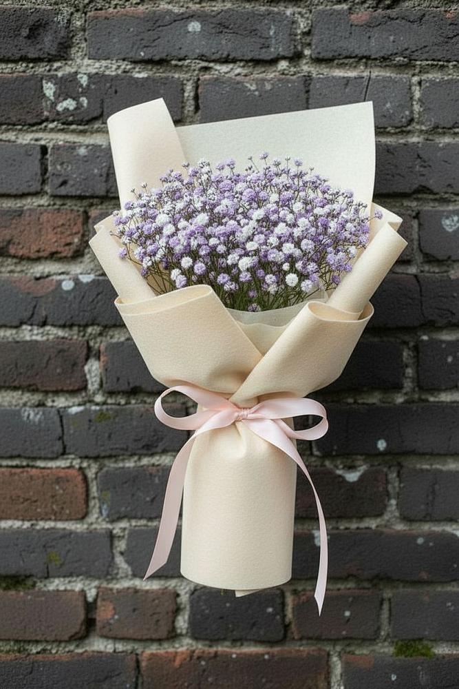 Букет цветов из: Гипсофила в Голубинской