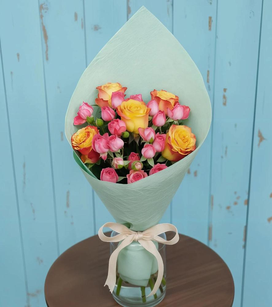 Букет цветов из: Розы в Голубинской