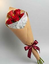 Букет цветов из:  Розы в Голубинской
