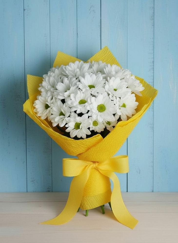 Букет цветов из: Хризантемы в Голубинской