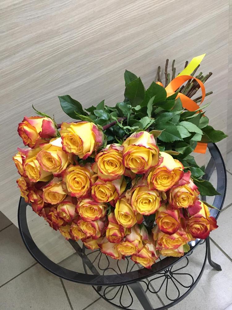 Букет Желтые розы в Голубинской