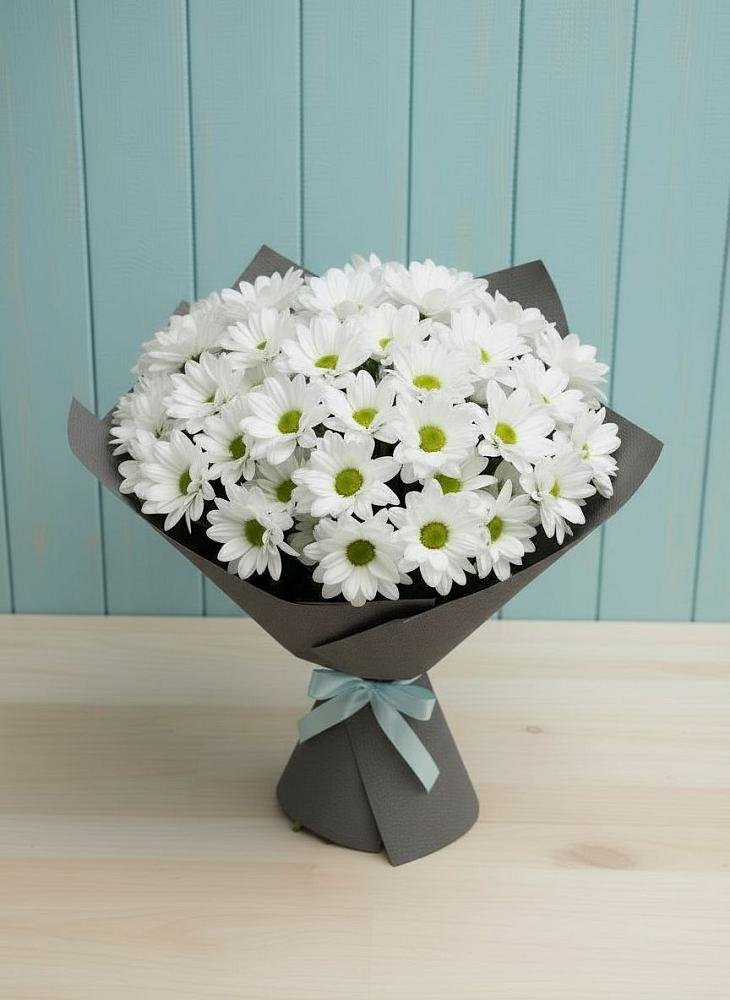 Букет цветов из: Хризантемы в Голубинской