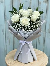 Букет цветов из:  Розы в Голубинской