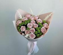 Букет цветов из:  Розы и Хризантемы в Голубинской