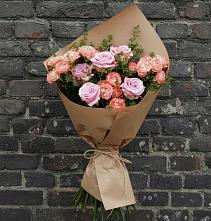 Букет цветов из:  Розы в Голубинской