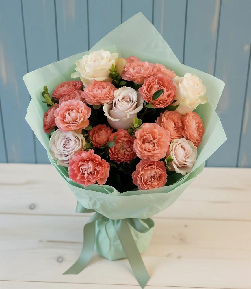 Букет цветов из: Розы в Голубинской