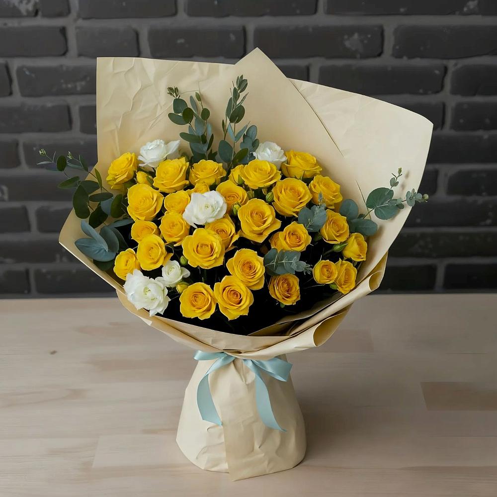 Букет цветов из: Розы в Голубинской