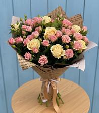 Букет цветов из:  Розы в Голубинской
