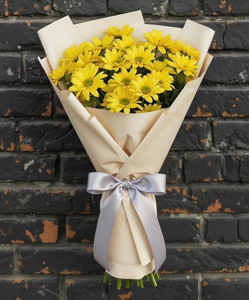 Букет цветов из: Хризантемы в Голубинской