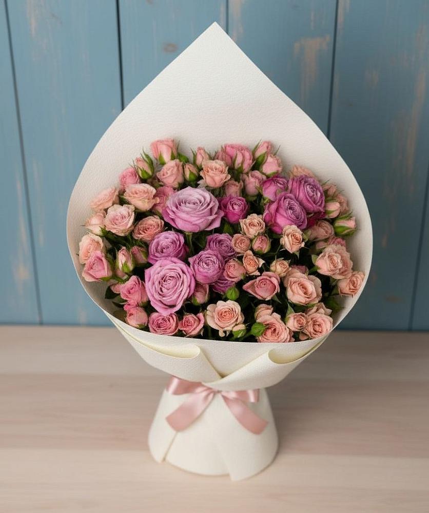 Букет цветов из: Розы в Голубинской