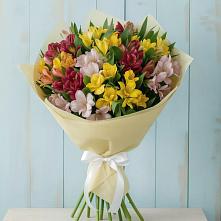 Букет цветов из:  Альстромерии #REPLACE_PRED# Голубинской