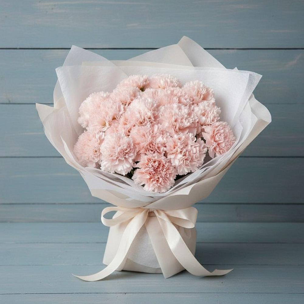 Букет цветов из: Гвоздики в Голубинской