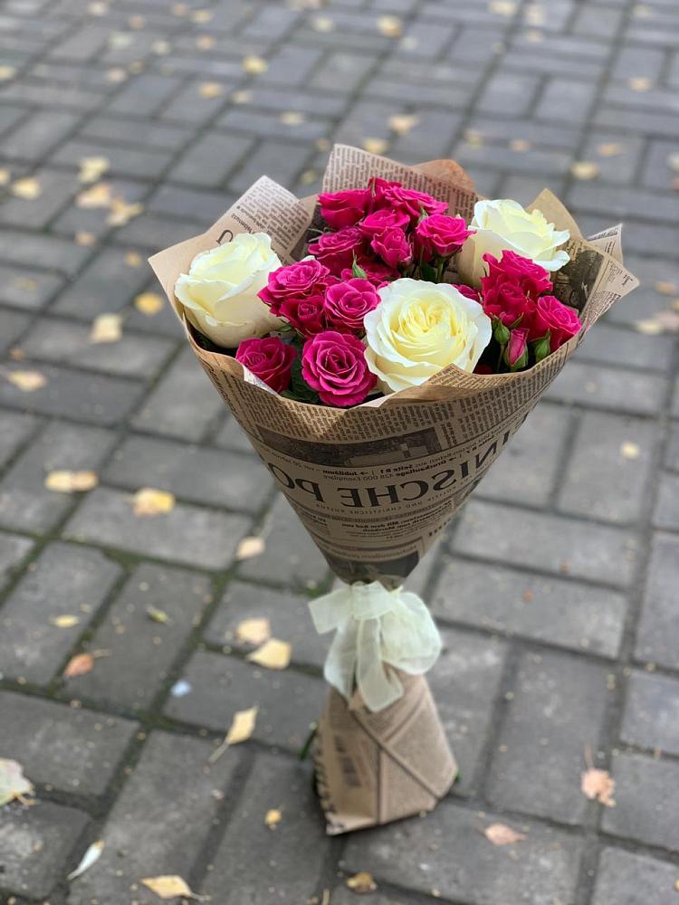 Букет цветов из: Розы в Голубинской