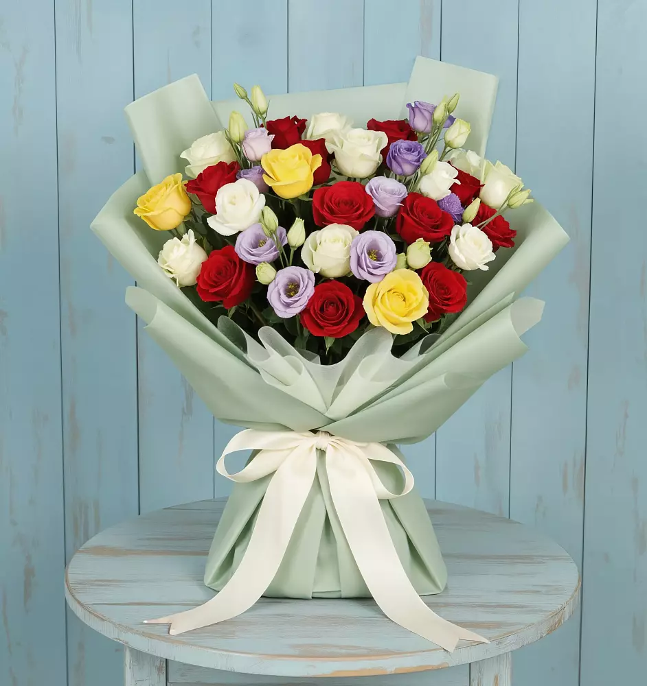 Букет цветов из: Розы в Голубинской