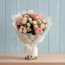 Букет цветов из:  Розы в Голубинской