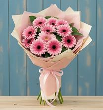 Букет цветов из:  Герберы в Голубинской