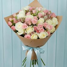 Букет цветов из:  Розы в Голубинской