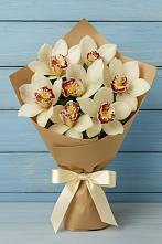 Букет цветов из:  Орхидеи и Розы в Голубинской